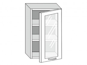 19.50.3 Шкаф настенный (h=913) на 500мм с 1-ой стекл. дверцей в Берёзовском - beryozovskij.магазин96.com | фото