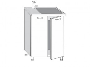 2.60.2мн Шкаф-стол на 600мм под накладную мойку с 2-мя дверцами в Берёзовском - beryozovskij.магазин96.com | фото