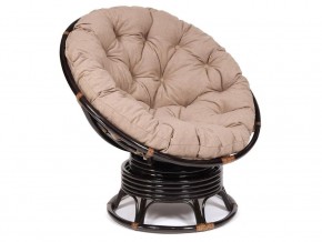 Кресло-качалка Papasan w 23/01 B с подушкой Antique brown, экошерсть Коричневый в Берёзовском - beryozovskij.магазин96.com | фото