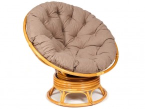 Кресло-качалка Papasan w 23/01 B с подушкой Honey, экошерсть Коричневый в Берёзовском - beryozovskij.магазин96.com | фото