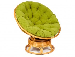 Кресло-качалка Papasan w 23/01 B с подушкой Honey, флок Олива в Берёзовском - beryozovskij.магазин96.com | фото