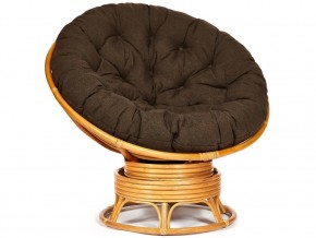 Кресло-качалка Papasan w 23/01 B с подушкой Honey, ткань Коричневый в Берёзовском - beryozovskij.магазин96.com | фото