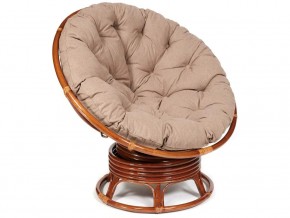 Кресло-качалка Papasan w 23/01 B с подушкой Pecan, экошерсть Коричневый в Берёзовском - beryozovskij.магазин96.com | фото