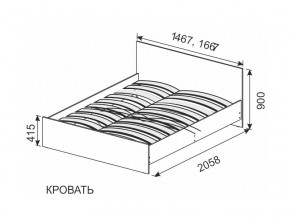 Кровать 1600х2000 ортопедическое основание в Берёзовском - beryozovskij.магазин96.com | фото