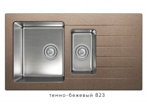 Мойка комбинированная Tolero twist TTS-890 Темно-бежевый 823 в Берёзовском - beryozovskij.магазин96.com | фото